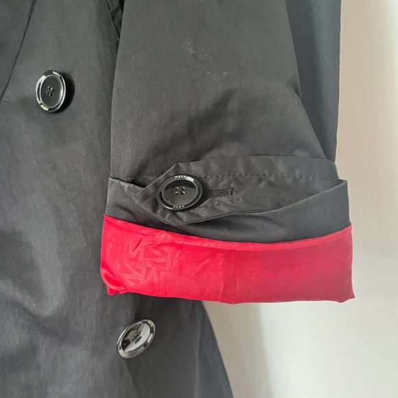 Black Mexx Trench coat, xs - Picture 2 of 6